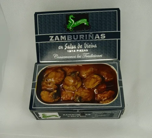 Zamburiñas 12/14 en Salsa de Viera